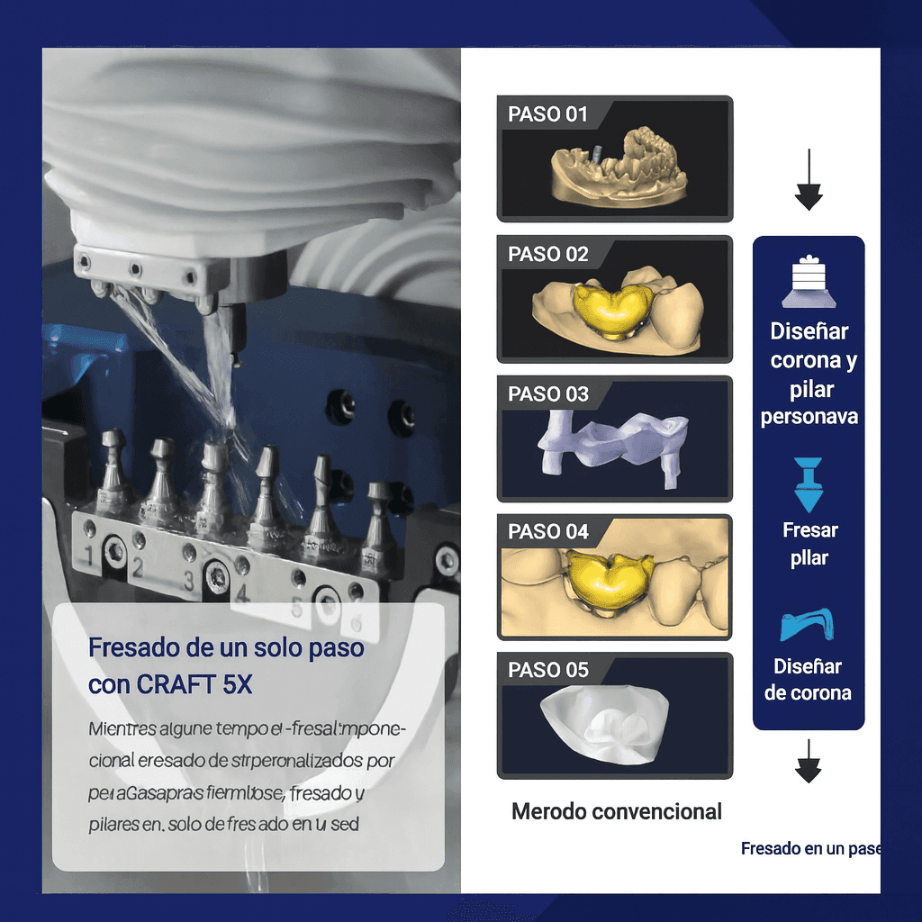 Fresado en un solo paso con Craft 5X